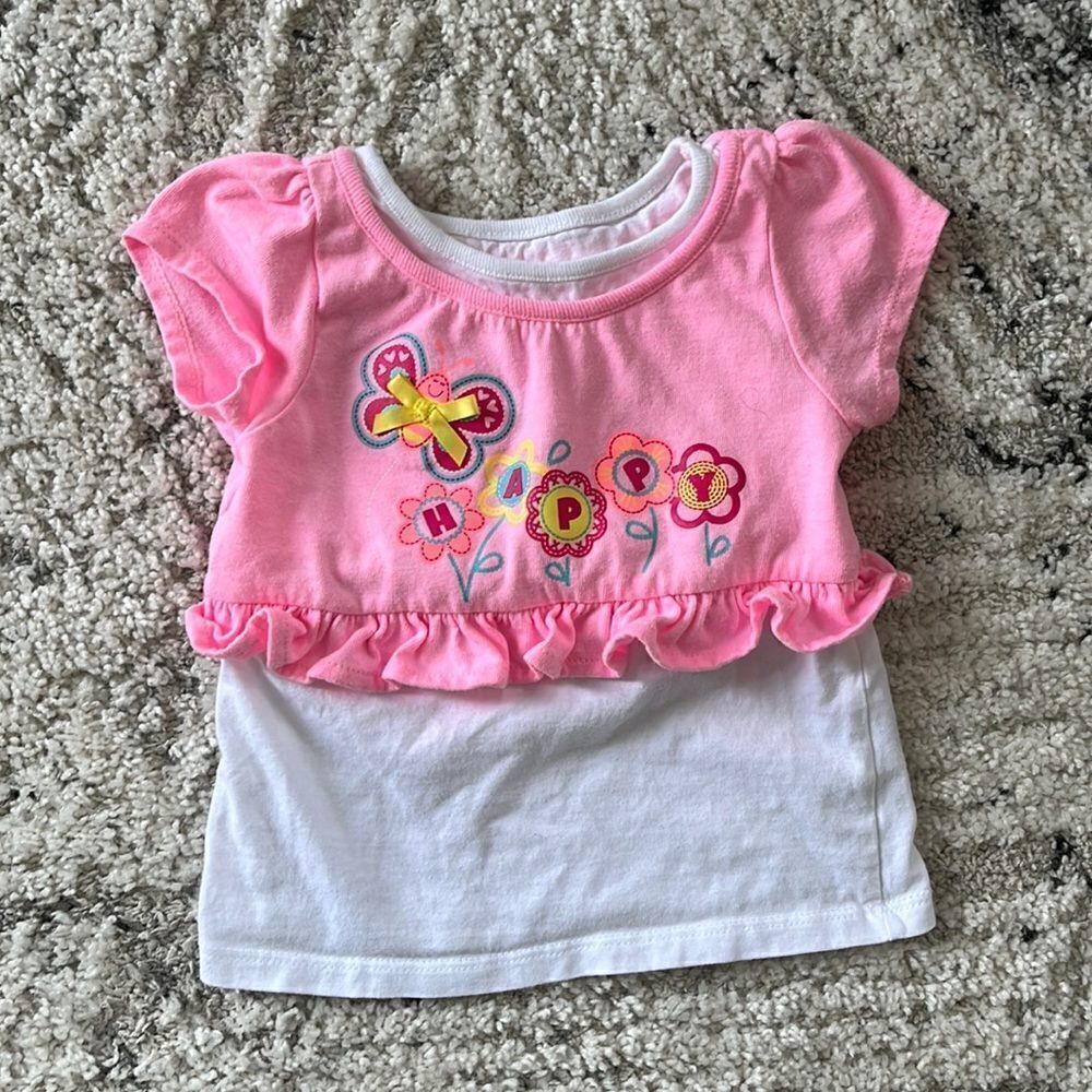 Happy Flowers T-shirt size 18 months
